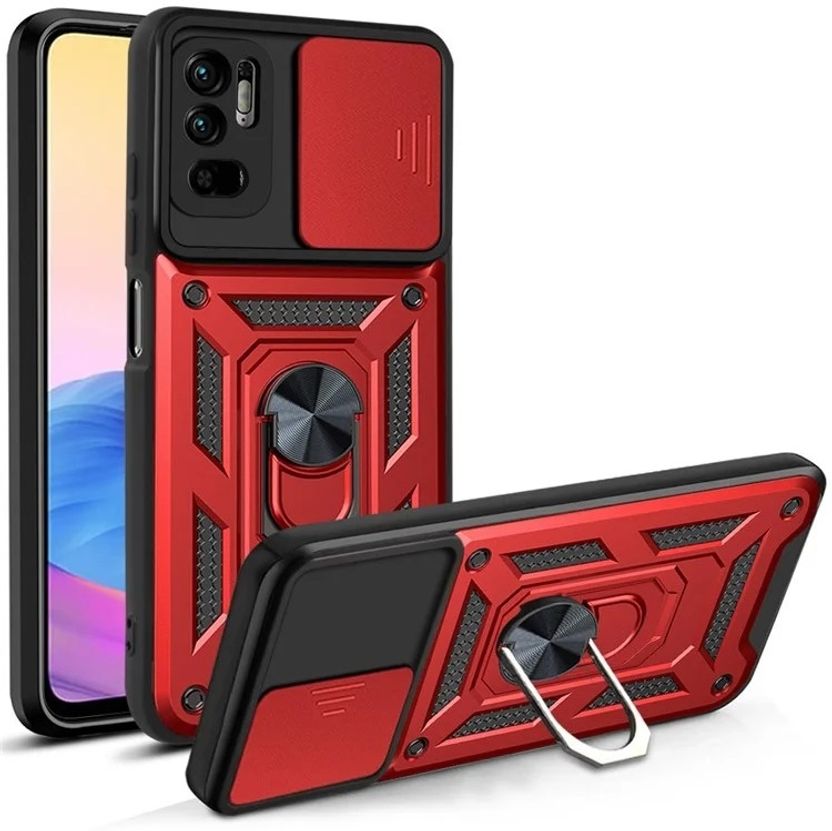 RUNICHA Back Cover for Poco M3 Pro (Black, Grip Case, Rubber, Pac...more - Image 7