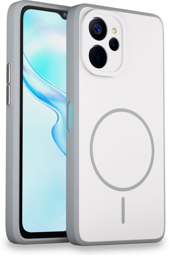 KartV Back Cover for Realme 9i 5G, Grey - Image 1