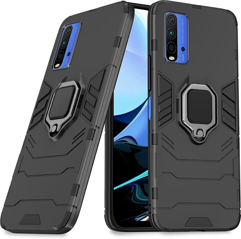 Pikkme Back Cover for Redmi 9 Power Black - Image 1