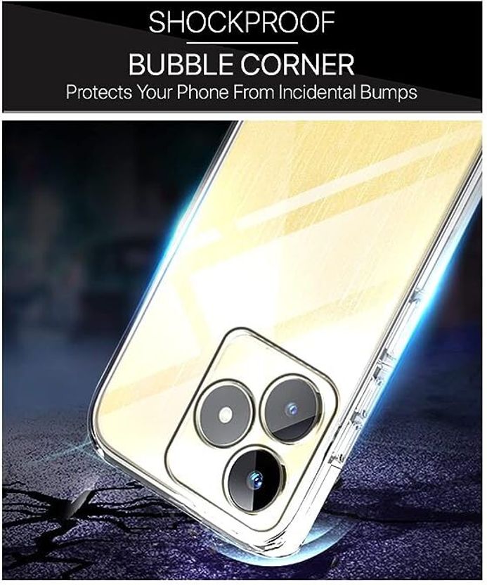 ZAMN Back Cover for REALME NARZO N53 4G (Transparent, Silicon) - Image 4
