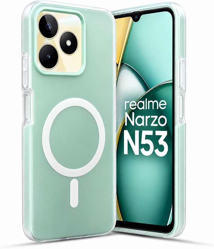 HUPSHY Back Cover for Realme Narzo N53 Green - Image 1