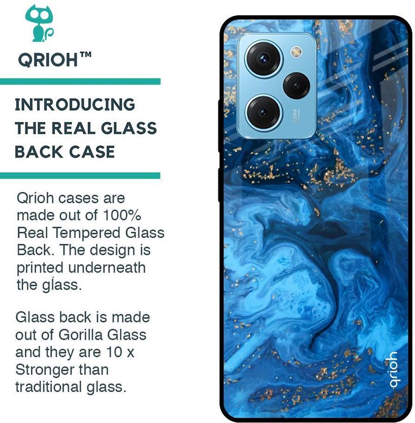 QRIOH Glass Back Cover for Poco X5 Pro 5G - Image 2
