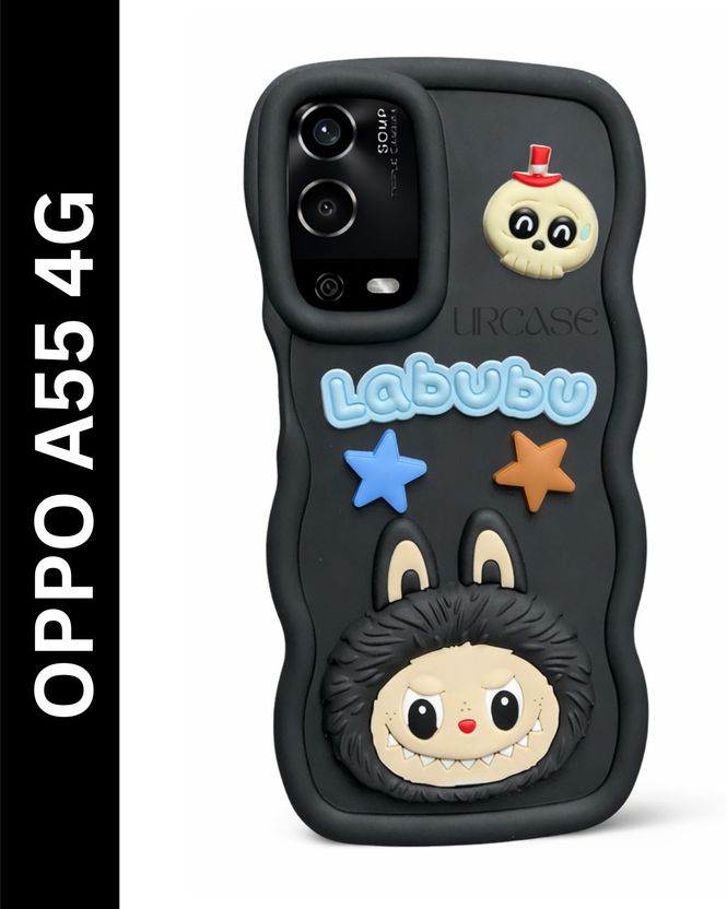 URCASE Back Cover for Oppo A55 4G Black - Image 1