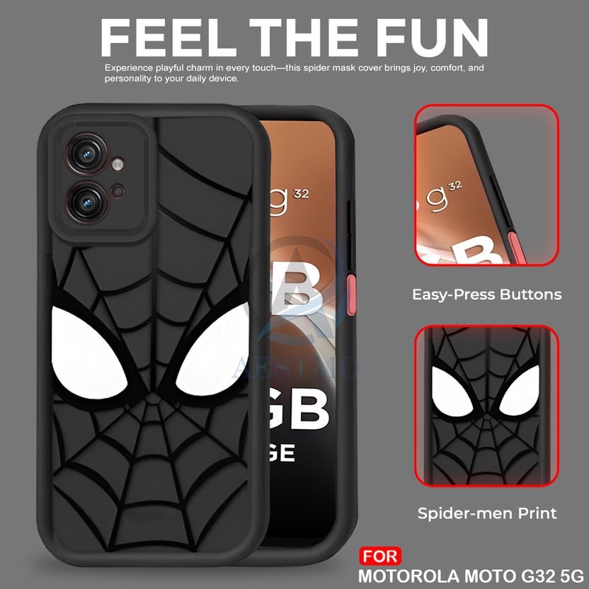 AESTMO Back Cover for Moto G32 5G Black - Image 2
