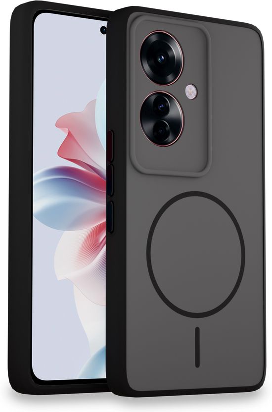 KartV Back Cover for Oppo F25 Pro 5G Black - Image 1