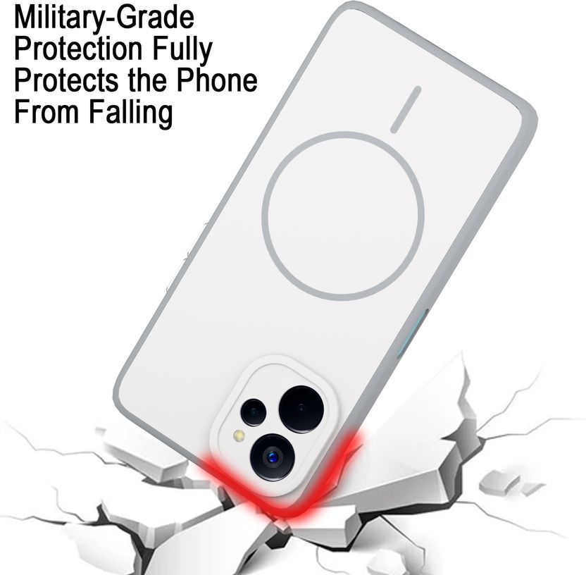 KartV Back Cover for Realme 9i 5G, Grey - Image 3