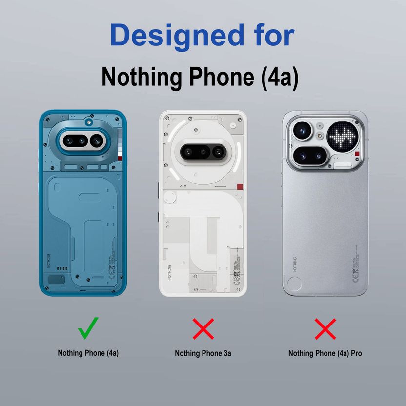 CaseRepublic Back Cover for Nothing Phone (4a) Black - Image 2