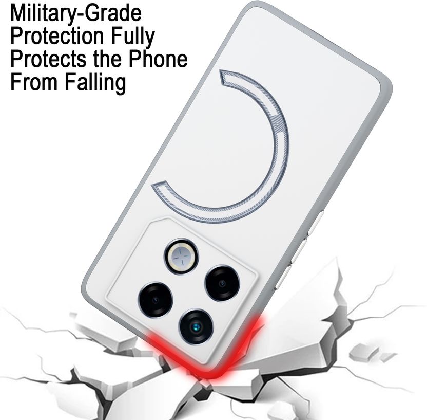 KartV Back Cover for Infinix GT 20 Pro Grey - Image 3