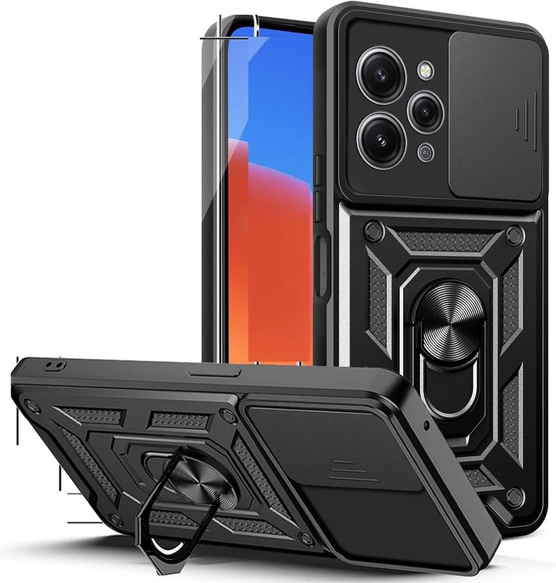 Kypo Back Cover for Mi Redmi 12 4G (Grey, Transparent) - Image 9