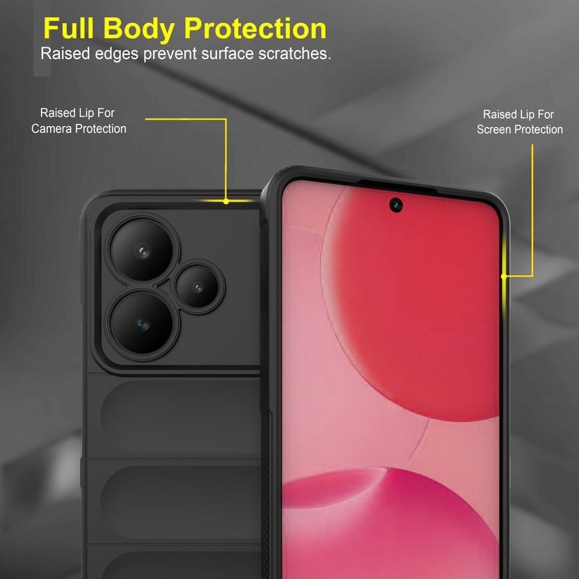 GLOBAL NOMAD Back Cover for Realme P4 5G Black - Image 3