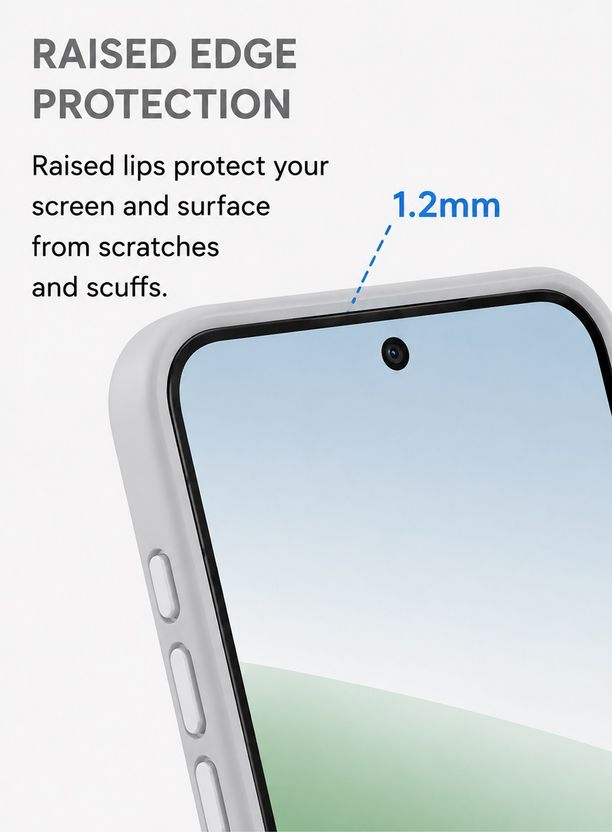 Aaghosh Back Cover for Vivo V23e 5G, Grey - Image 4