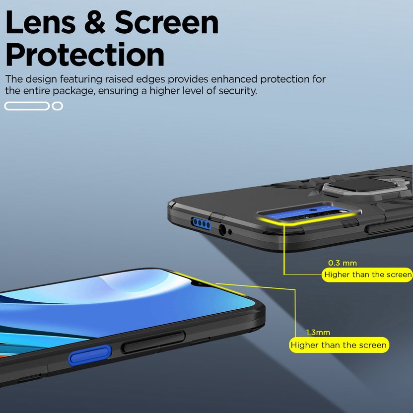 Pikkme Back Cover for Redmi 9 Power Black - Image 2