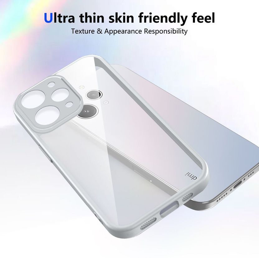 Kypo Back Cover for Mi Redmi 12 4G (Grey, Transparent) - Image 5