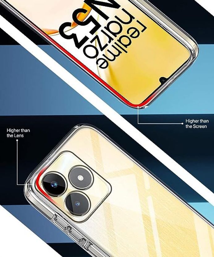 ZAMN Back Cover for REALME NARZO N53 4G (Transparent, Silicon) - Image 5