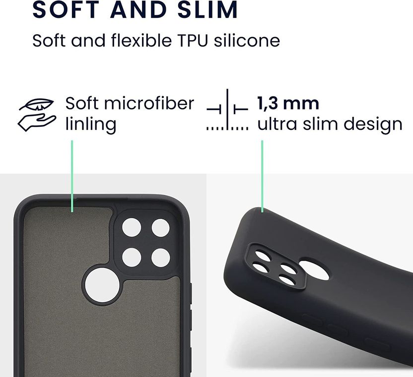 caseunik Back Cover for Realme C21Y Black - Image 3