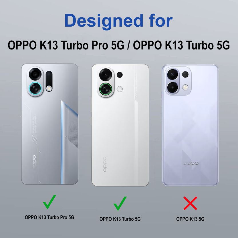 CaseRepublic Back Cover for OPPO K13 Turbo Pro 5G (Transparent) - Image 2