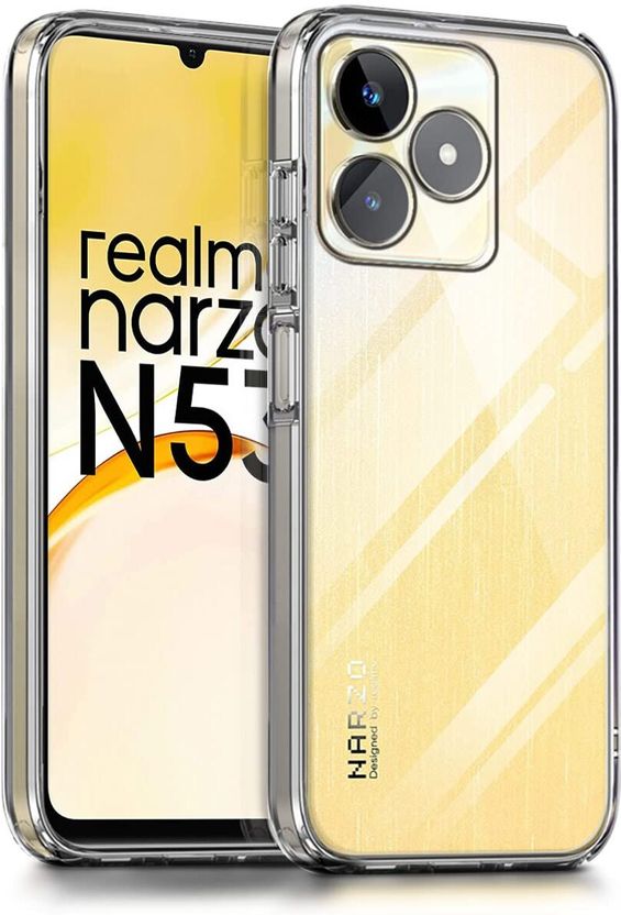 ZAMN Back Cover for REALME NARZO N53 4G (Transparent, Silicon) - Image 1