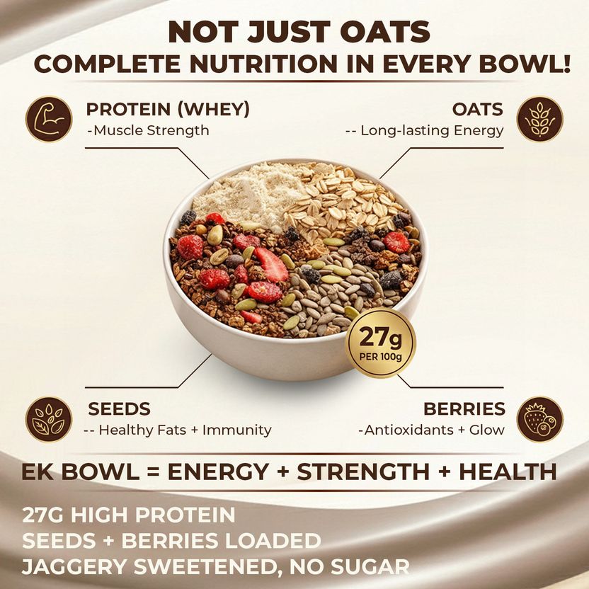 NutroVally Protein Oats Jaggery Sweetened 27g - Image 5