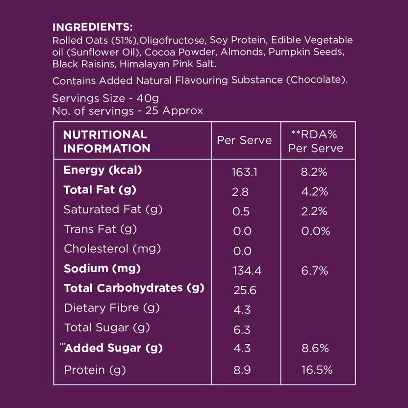 OPEN SECRET High Protein Oats 1 kg - Image 8