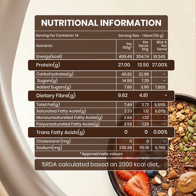 NutroVally Protein Oats Jaggery Sweetened 27g - Image 10