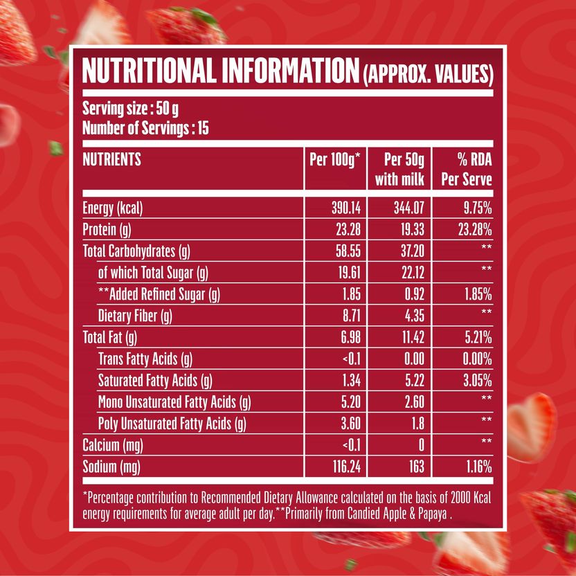Doctor's Choice Strawberry High Protein Oats 23g - Image 7