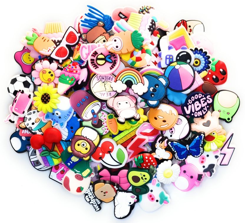 SWASTI 10 CLOGS CHARMS Rubber Shoe Charm Pack - Image 3