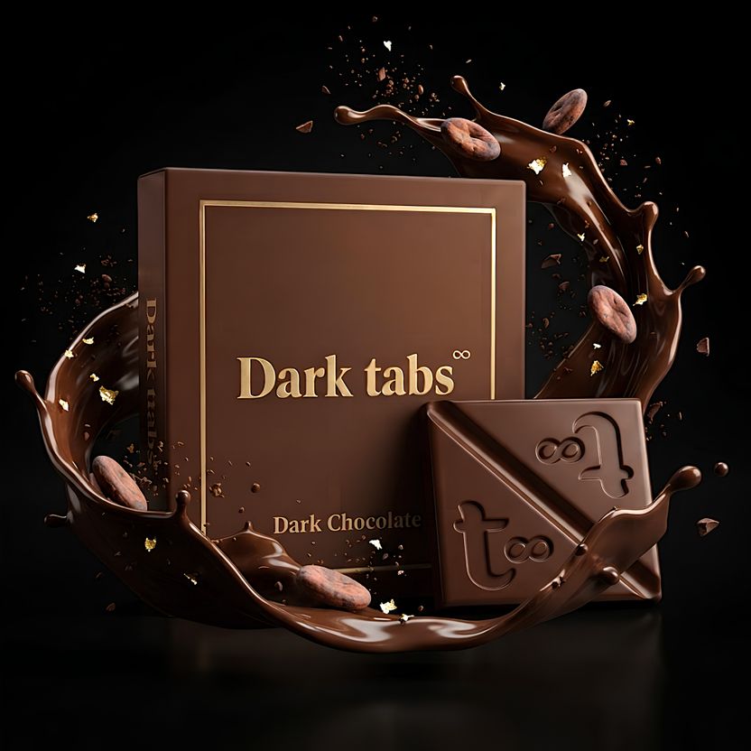 Dark Tabs Chocolate for Couples - Image 3