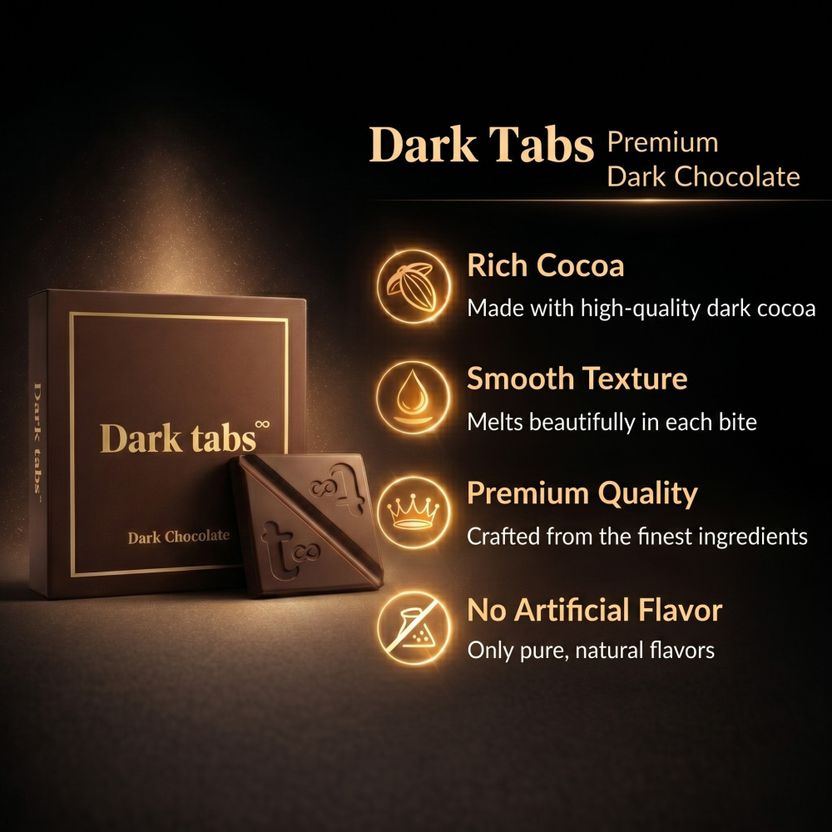 Dark Tabs Chocolate for Couples - Image 7