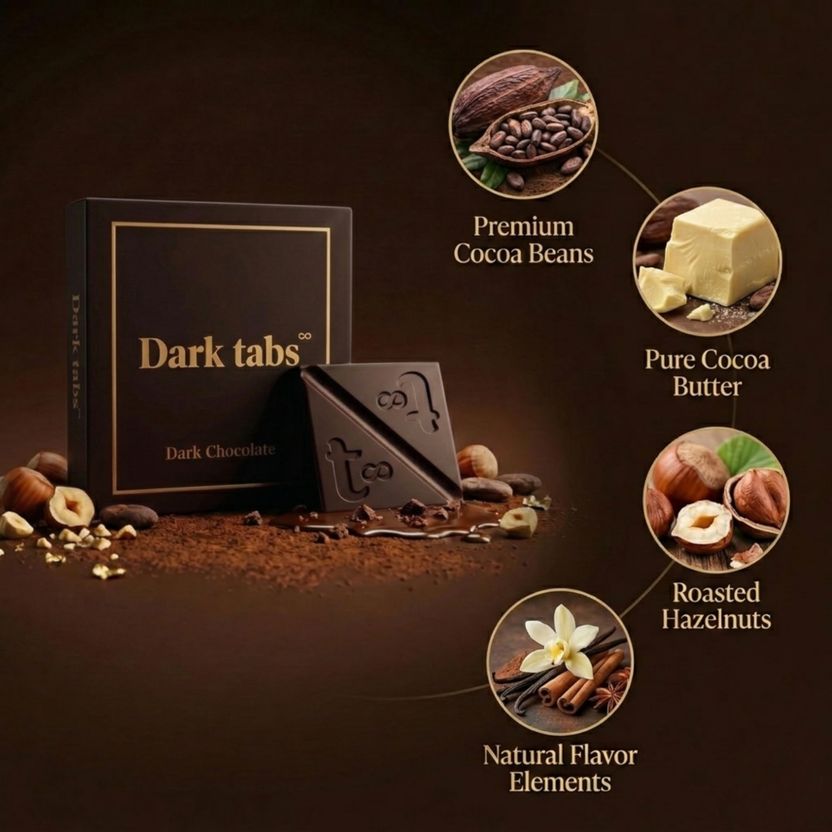 Dark Tabs Chocolate for Couples - Image 6