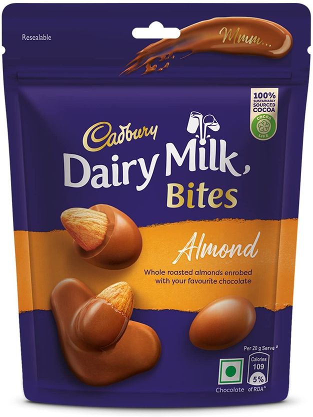 Cadbury Dairy Milk Bites Almond Roasted Bites 40.1g - Image 3