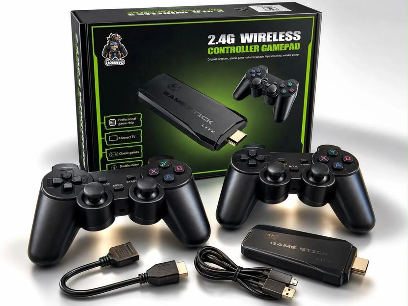 M8 Retro Game Stick Console 2.4G Dual Wireless - Image 1
