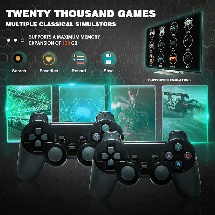 M8 Retro Game Stick Console 2.4G Dual Wireless - Image 2