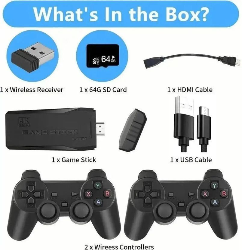 M8 Retro Game Stick Console 2.4G Dual Wireless - Image 3