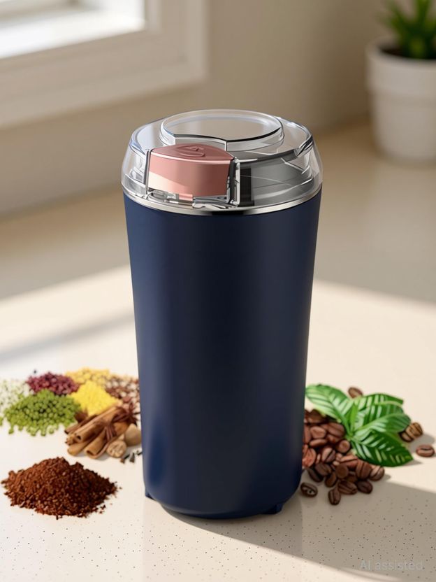 Lumevo Electric Coffee & Spice Grinder Personal Coffee Maker (Mul...more - Image 3