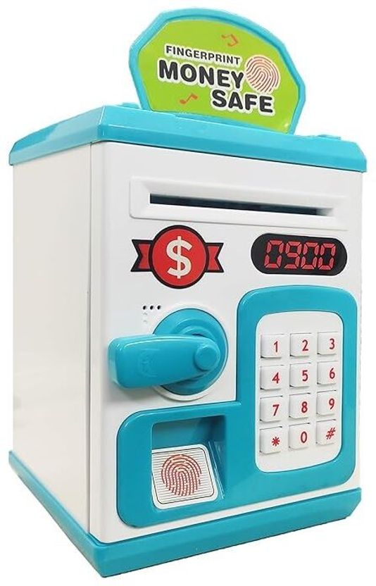 K.D Tinytots Fingerprint Money Safe ATM for Kids - Image 1