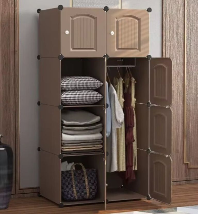LUHI 8-Door 8-Shelf Plastic Almirah for Kids - Image 7
