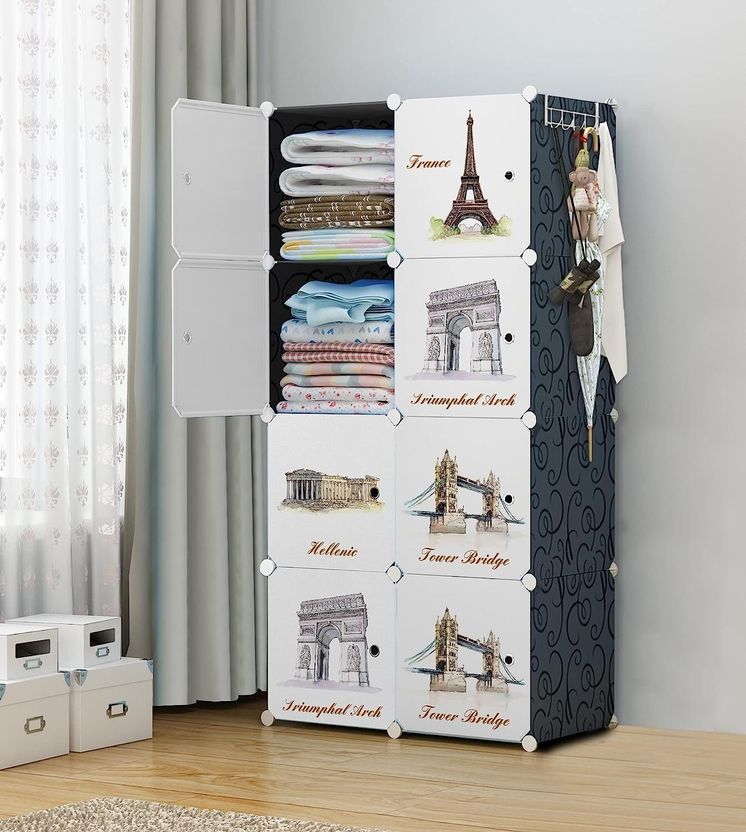 Equality Overseas Green 8-Door Shelf - Image 7