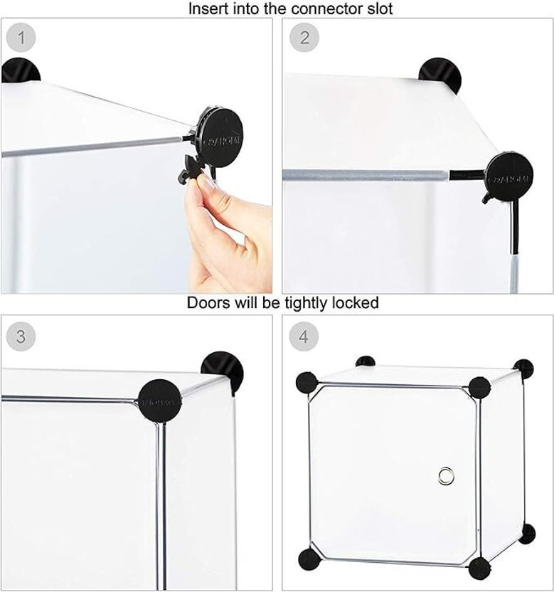 Equality Overseas Green 8-Door Shelf - Image 6