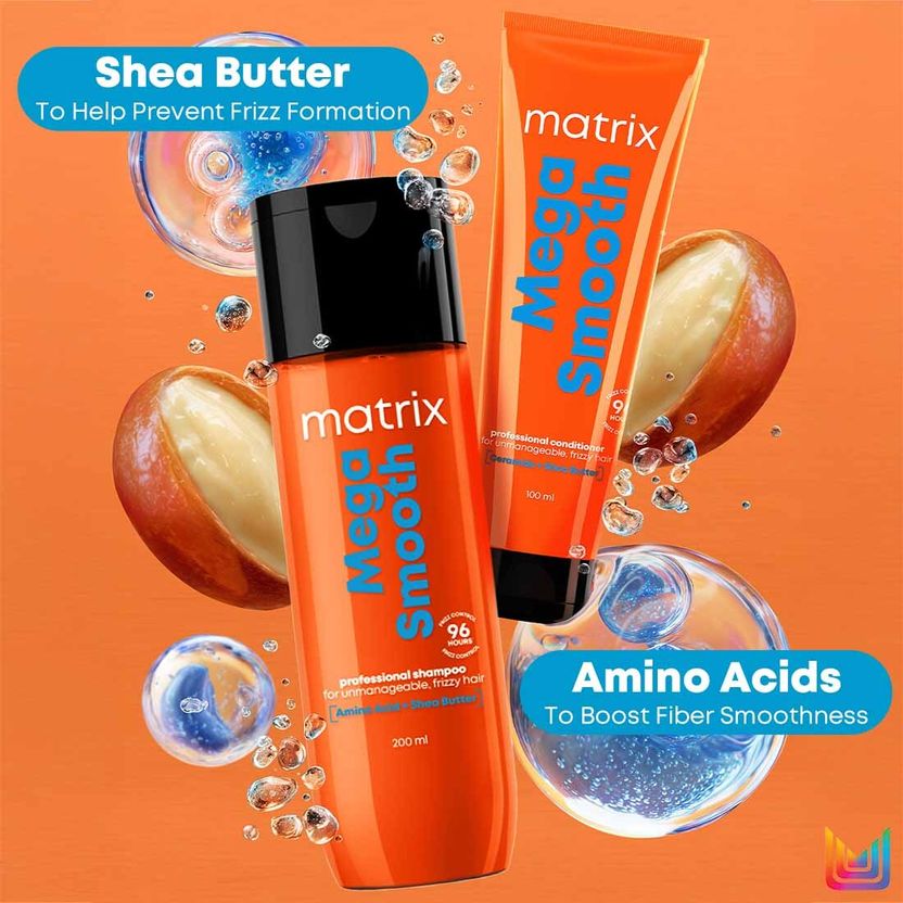 MATRIX Mega Smoth Shampoo & Conditioner 200 ml - Image 2