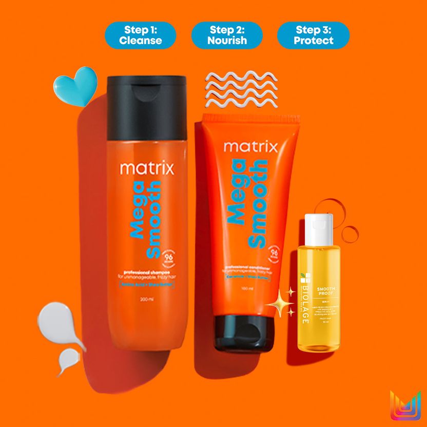 MATRIX Mega Smoth Shampoo & Conditioner 200 ml - Image 6