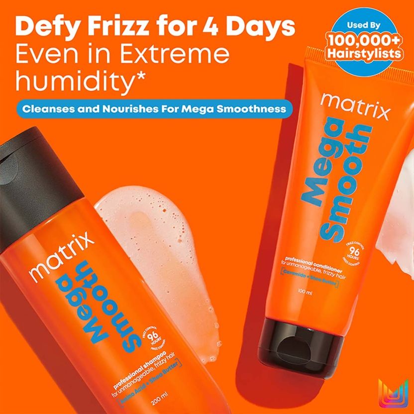 MATRIX Mega Smoth Shampoo & Conditioner 200 ml - Image 3