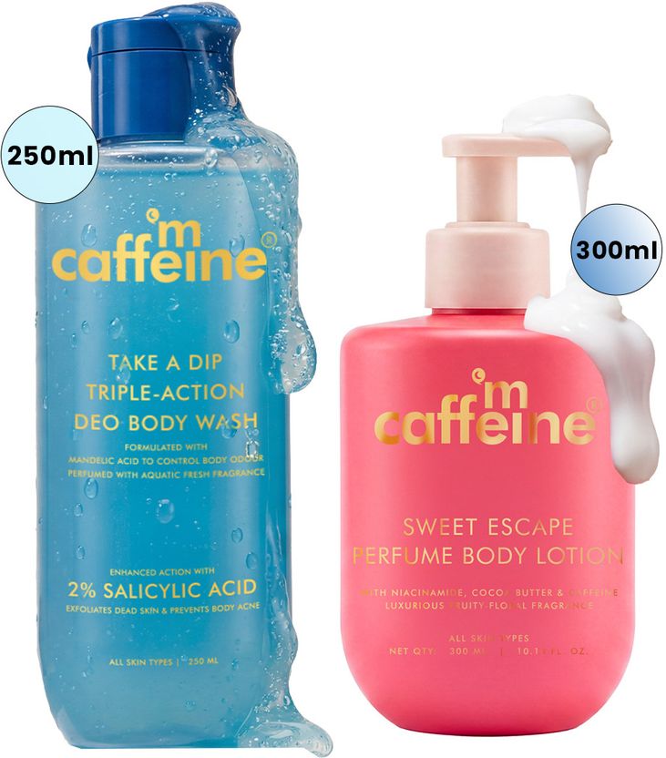 mCaffeine Daily Freshness Body Duo 250ml - Image 1
