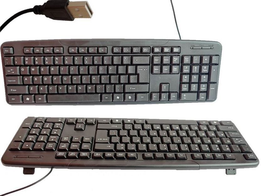 ANJO 3-in-1 USB Keyboard, Mouse, Pad, 2.0 Hub, LED, 1.5m Ext Cable - Image 2
