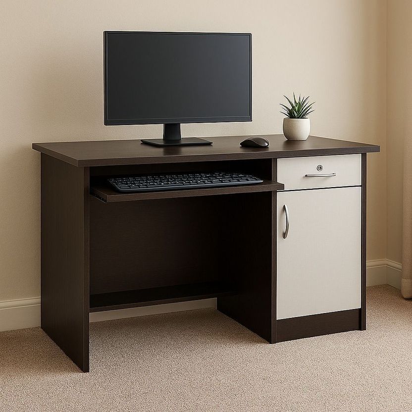 RR Supreme Wooden Computer Table with Keyboard Tray - Image 2