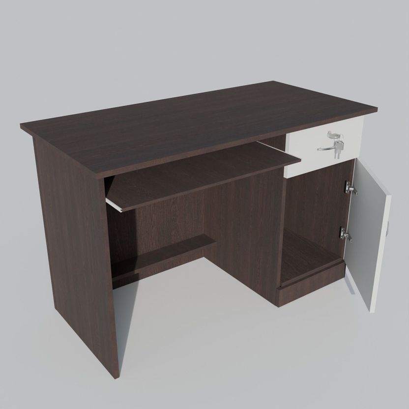RR Supreme Wooden Computer Table with Keyboard Tray - Image 5