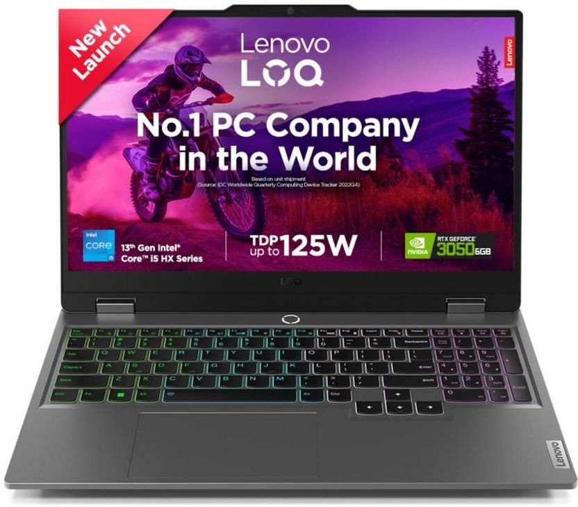Lenovo LOQ 15IRX9D202 Intel Core i5 13450HX RTX 3050 16GB 512GB - Image 1