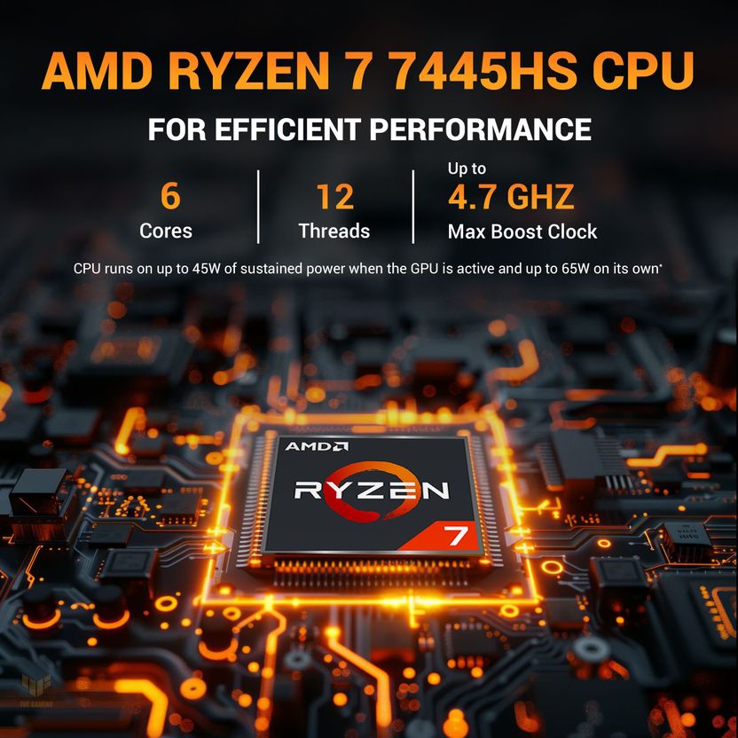ASUS TUF Gaming A15 (2025) AMD Ryzen 7 7445HS - 16GB/512GB SSD - Image 5