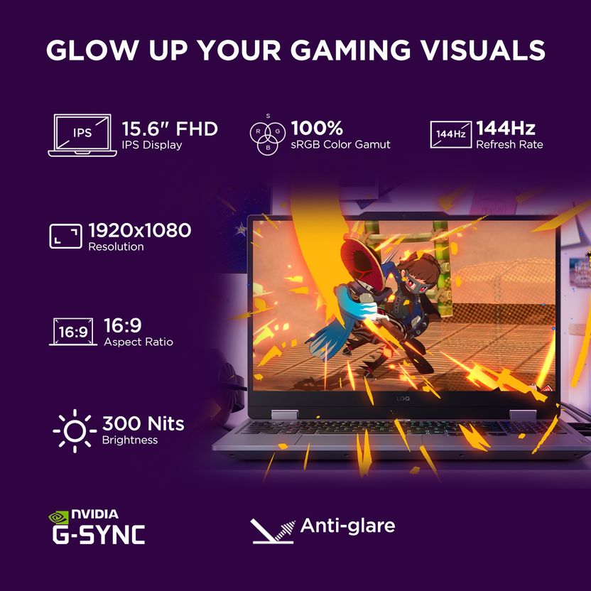 Lenovo LOQ 15AHP10 Ryzen 7 16GB 512GB SSD Gaming Laptop - Image 6