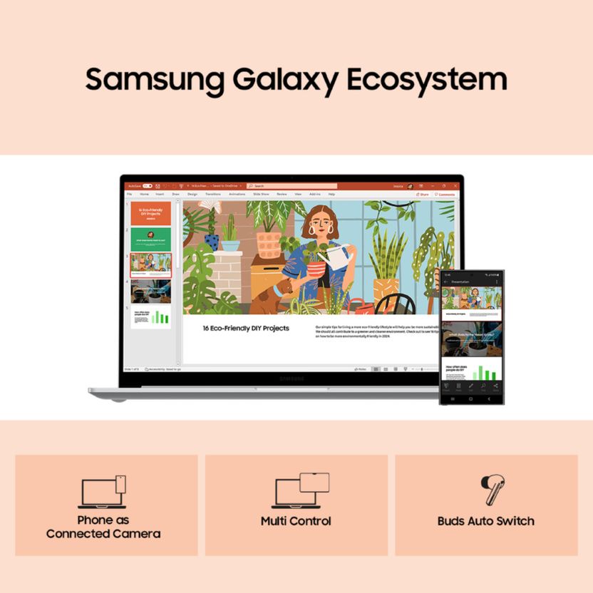 Samsung Galaxy Book4 Metal Intel Core i5 13th Gen 1335U 16GB - Image 8