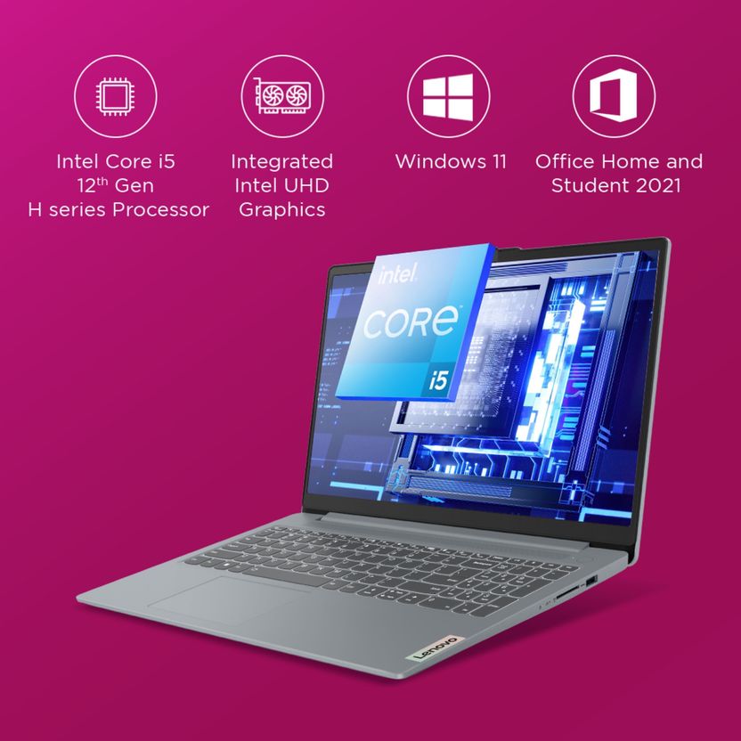 Lenovo IdeaPad Slim 3 Core i5 12th Gen 8GB 512GB SSD - Image 2